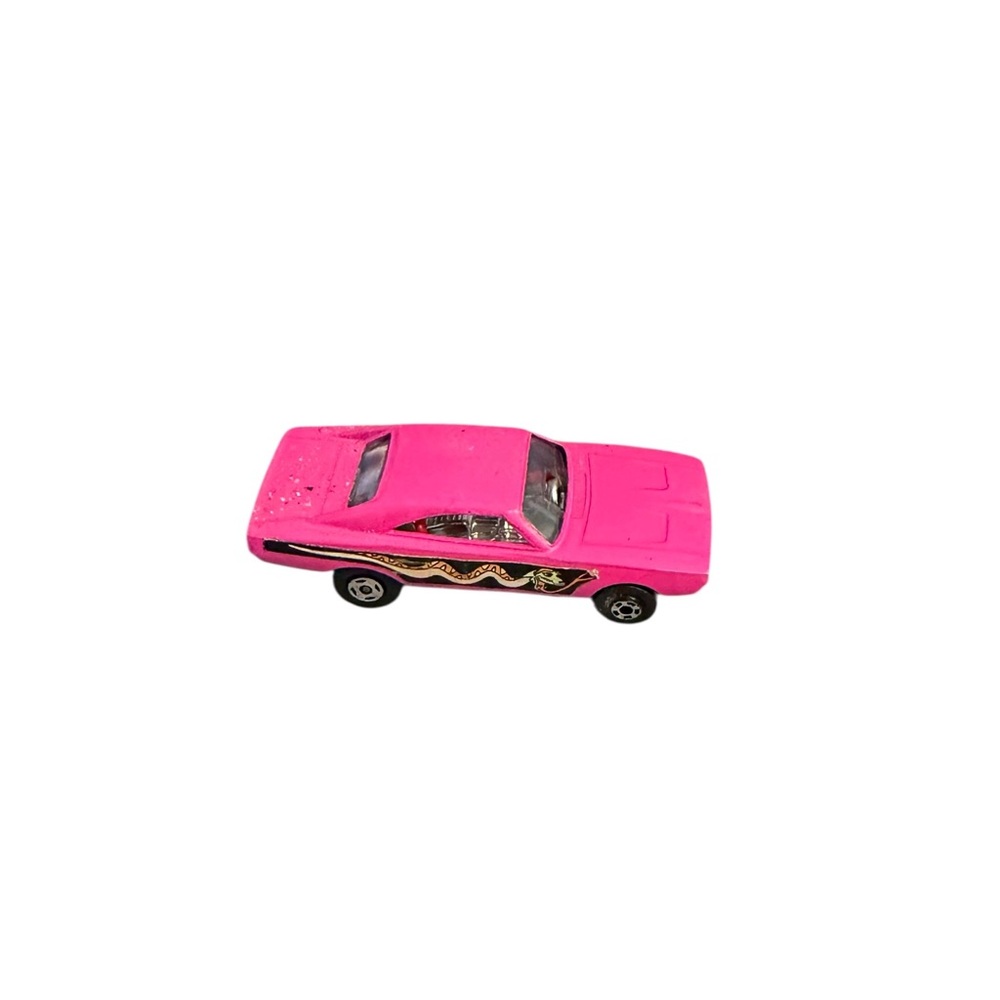 Retro Drag Car Matchbox Superfast Dodge Dragster No.70 1971 Neon Pink 70s Muscle